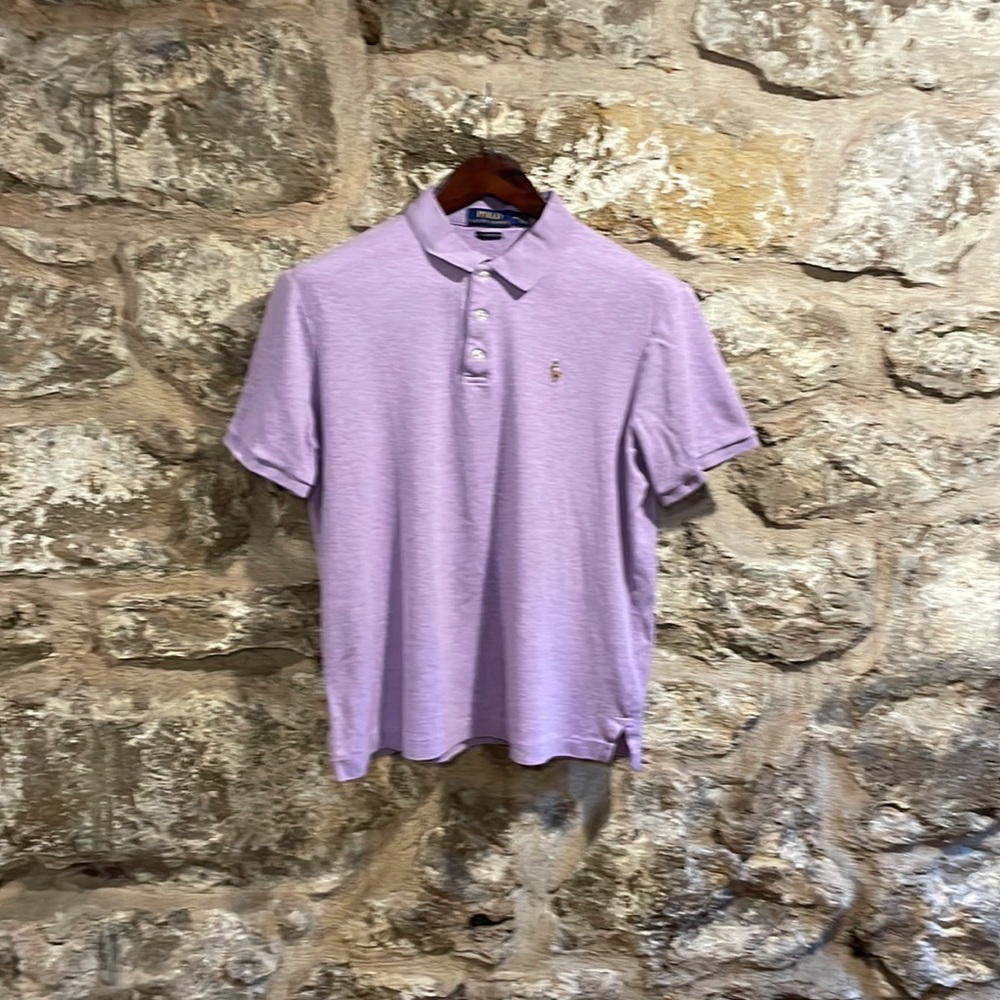 Ralph Lauren purple polo shirt